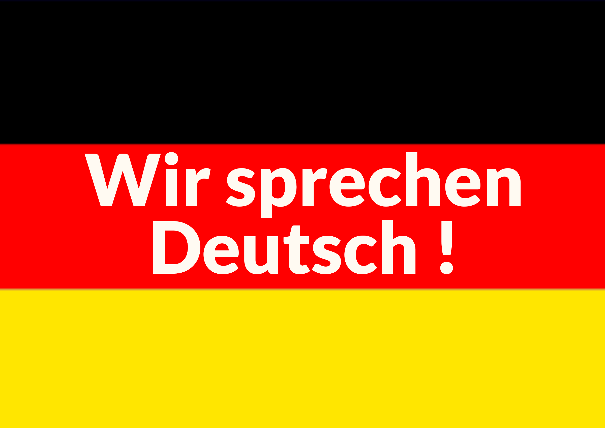 Wir sprechen Deutsch